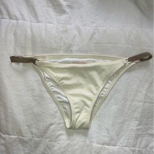 Cream and tan/brown bikini bottoms Victorias Secret